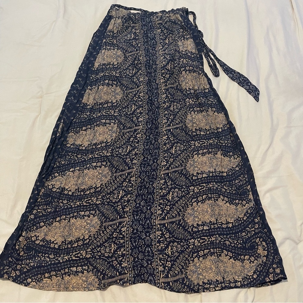 Lucky Brand Maxi Blue Women's Dress Size XS - Picture 8 of 9